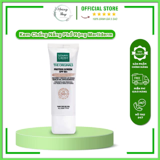 Kem Chống Nắng Phổ Rộng Martiderm  Spf 50+ PA++++ -  Kem Chống Nắng Hoàng Thùy Cosmetic Dành Cho Mọi Loại Da 40ml