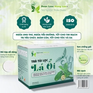 Trà Túi Lọc Lá Ổi 60g (20gói x 3g) - Dược Liệu Hồng Lan