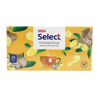 [DATE MỚI] Trà gừng túi lọc Select 50g