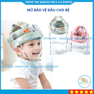 Mũ bảo vệ đầu cho bé tập đi và tập ngồi dùng cho trẻ từ 5-36 tháng tuổi-kHOAIBABY