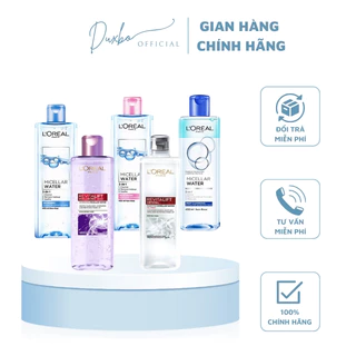 Nước Tẩy Trang Cho Mọi Loại Da L'Oreal Paris 3-in-1 Micellar Water 400Ml - DUXBO