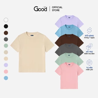 Áo Baby Tee Basic THE GOOD, Áo Thun Nữ Chất Cotton Co Giãn