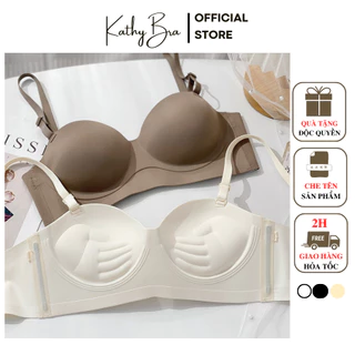 B78 Áo Ngực Su Đệm Dày 2.5cm KATHY BRA Nâng Đẩy Tạo Khe Không Gọng Không Lộ Viền Dành Chất Su Cao Cấp