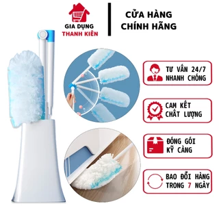 Chổi lông quét bụi tĩnh điện, cây lau bụi thông minh lau 360 độ mọi ngóc ngách thế hệ mới TK021