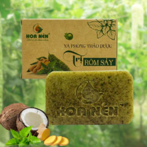 Xà phòng thảo dược hết rôm sảy Hoa Nén 100gr – Vegan