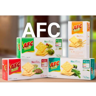 [BÁNH ĂN KIÊNG] Bánh quy măn dinh dưỡng AFC 261gr, Vị caramen, cốm, rau củ, lúa mạch 172gr