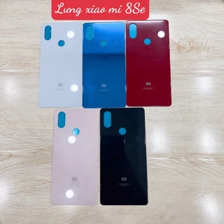 MI8SE - LƯNG VỎ XIAOMI MI 8 SE - NẮP LƯNG XM MI8 SE - LƯNG KÍNH MI 8SE - NẮP PIN MI 8 SE