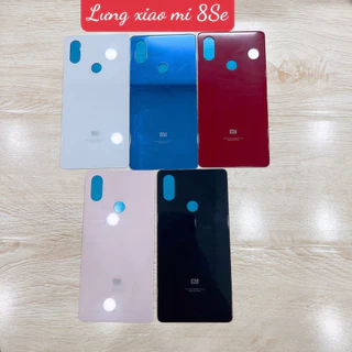 LƯNG VỎ XIAOMI MI 8 SE - NẮP LƯNG KÍNH XM MI8 SE - MI 8SE - NẮP PIN MI 8 SE