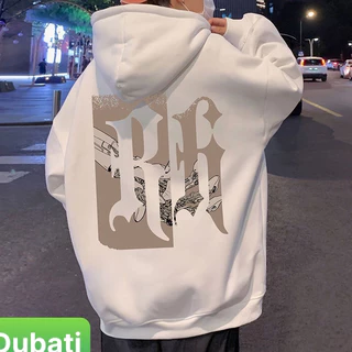 ÁO HOODIE UNISEX FORM RỘNG WIIS CHỮ R BẢN PREMIUM NỈ NGOẠI NAM NỮ OVERSIZE ULZZANG- DUBATI FASHION