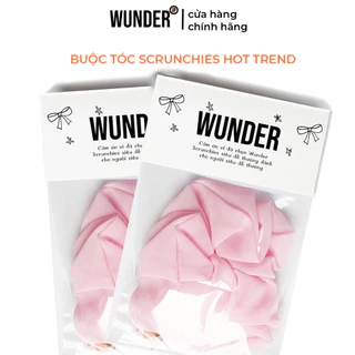 (SIÊU BỰ) Cột tóc vải lụa cao cấp scrunchies buộc tóc hot trend Bbutter