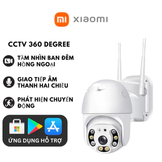 XIAOMI Camera An Ninh CCTV V380 HD 1080P Wifi Không Dây, Chống Thấm Nước, Hỗ Trợ Tầm Nhìn Ban Đêm