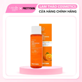 Nước Hoa Hồng Dưỡng Trắng Phục Hồi Da Pretty Skin The Pure Jeju Tangerine Vita C Toner