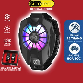 Quạt tản nhiệt điện thoại gaming sò lạnh Sidotech DL05 / DL06 / DL02 / FL01 / FL05 / FL06 / chơi PUBG FF ROS