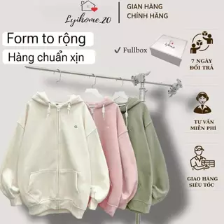 Áo khoác nỉ form rộng unisex nam nữ chất vải dày dặn, phong cách trẻ trung năng động Lyihome