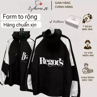 Áo khoác dù hai lớp nam nữ unisex form rộng Lyihome hàng chuẩn đẹp chất vải dày dặn đứng form