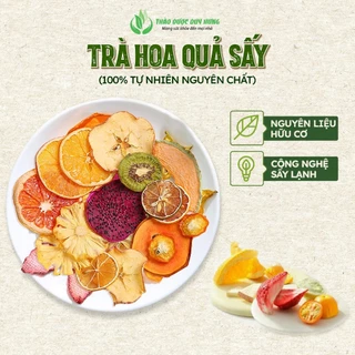 Trà Detox Hoa Quả Sấy Thăng Hoa - Trà Trái Cây Sấy Giúp Giải Nhiệt Thanh Lọc Cơ Thể - Thảo Dược Duy Hưng