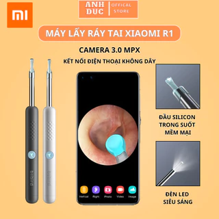 Máy Lấy Ráy Tai Xiaomi Bebird R1 Có Camera,Có Đèn Sáng - Tích Hợp Máy Nội Soi Kết Nối Không Dây Với App Điện Thoại