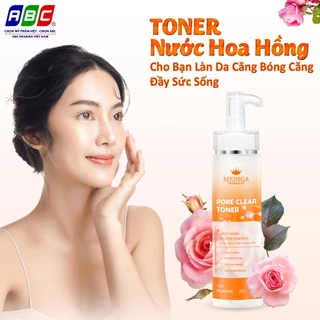 Toner nước hoa Hồng,Nha Đam Giúp Da sạch Sâu Láng Mịn Cung Cấp Độ Ẩm Cho Da Ngăn Ngừa mụn MEDIGA 150g