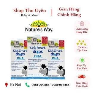 Nature's Way Kids Smart Drops DHA Cho Bé Hỗ Trợ Phát Triển Trí Não, Thị Lực