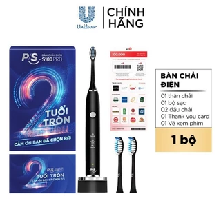 Bàn Chải Điện P/S S100 PRO - Công Nghệ Sóng Âm, Chải Sạch Mảng Bám Tới 10X