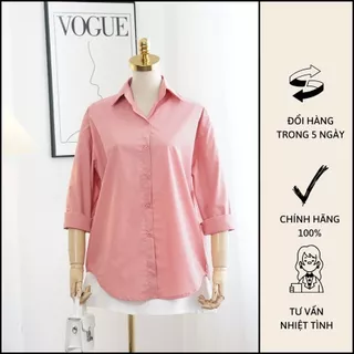 Áo Sơ Mi Nữ Basic Dài Tay Nhiều Màu Cá Tính - A0803 Copines