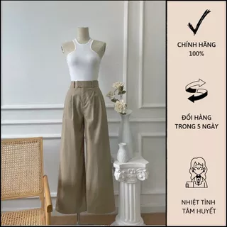 Quần Suông Ống Rộng Linen Công Sở Thanh Lịch - Q0721 |LƯU Ý-QUẦN EO NHỎ-KHÁCH LẤY TĂNG SIZE NHÉ|