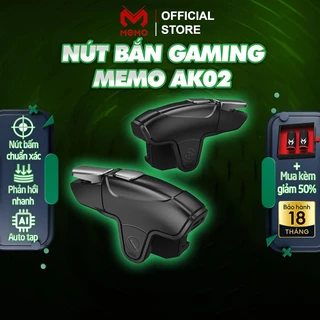 Nút auto tap pubg freefire MEMO AK02 tay cầm chơi game điện thoại gaming lên đến 30 tap cho sinh tồn đối kháng FPS