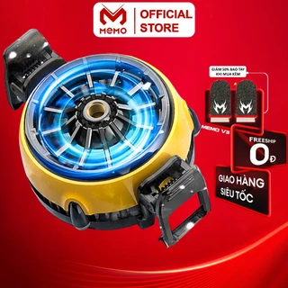 Quạt tản nhiệt điện thoại sò lạnh MEMO DLA6 livestream làm mát siêu mạnh có led gaming cho game thủ chơi liên quân pubg