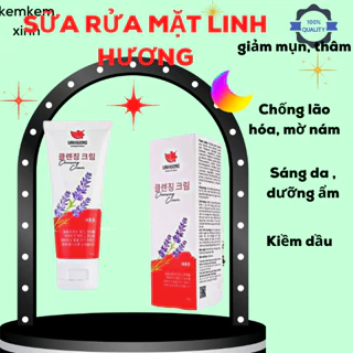 Sữa rửa mặt Linh Hương, sữa rửa mặt trắng da dành cho nam, nữ da dầu, da nhạy cảm dung tích  60 ml