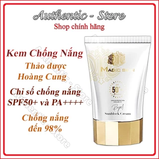 Kem Chống Nắng  kiềm dầu , dưỡng trắng Thảo Dược Magic Skin  – Royal Sunblock Cream - Nâng Tông Sáng Hồng