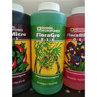 Phân bón General Hydroponics Flora (Micro,Grow) dành cho kiểng lá