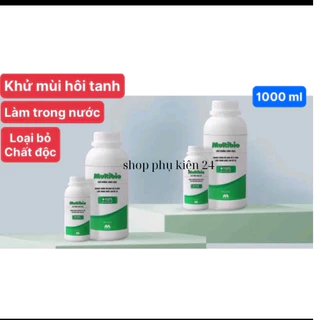 Vi sinh multibio 1000ml | 1 lít vi sinh trong nước khử mùi tanh multi bio lab cho bể thuỷ sinh cá cảnh cao cấp extra bio