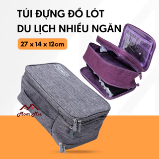 [Loại tốt] Túi đựng đồ lót cá nhân nhiều ngăn du lịch, chống thấm nước. Travel Underwear bag - T031