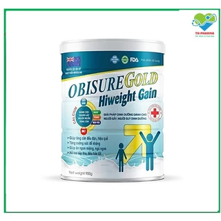 900g Sữa Bột Obisure Gold Hiweight Gain Dinh Dưỡng Dành Cho Người Gầy, Người Suy Dinh Dưỡng, Giúp Tăng Cân ăng Sức Đề Kh