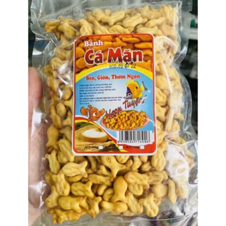 Bánh quy cá mặn béo giòn thơm ngon gói 100g