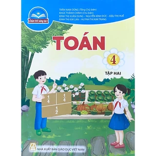 Sách giáo khoa Toán 4 tập 2 - Chân Trời Sáng Tạo - Bán kèm bao sách và bút chì 2B