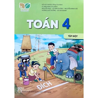 Sách giáo khoa Toán 4 tập 1 - Kết Nối Tri Thức - Bán kèm bao sách và bút chì 2B