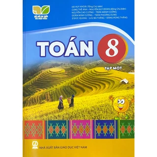 Sách giáo khoa Toán 8 tập 1 - Kết Nối Tri Thức - Bán kèm bao sách và bút chì 2B