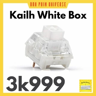 Switch kailh white box - switch clicky 55g 3 pin công tắc bàn phím - switch kailh box white