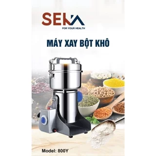 Máy xay bột khô SEKA, xay các loại ngũ cốc thực phẩm khô,bảo hành chính hãng 12 tháng