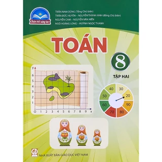 Sách giáo khoa Toán 8 tập 2 - Chân Trời Sáng Tạo - Bán kèm bao sách và bút chì 2B