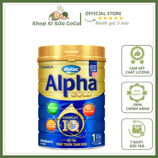 Sữa Bột Vinamilk Dielac Alpha Gold 1 800gr Dành Cho Trẻ Từ 0 - 6 Tháng