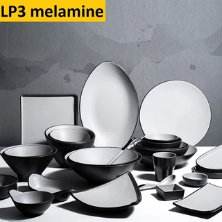 Set bát đĩa melamine cao cấp LP3M