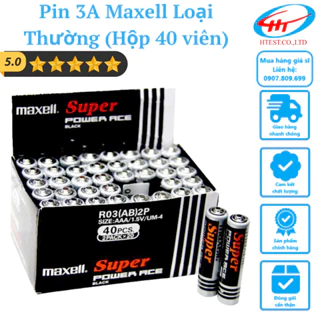 Hộp 40 viên Pin 3A | AAA Maxell Loại Thường - Hàng chính hãng