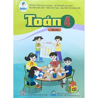 Sách giáo khoa Toán 4 tập 2 - Cánh Diều (Bán kèm bao sách và bút chì 2B)