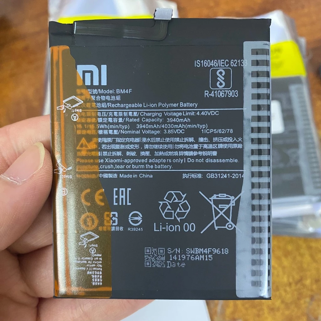 Pin Xiaomi Mi CC9 / CC9E / Mi A3 (BM4F) 4030mAH loại AA bao test đổi mới