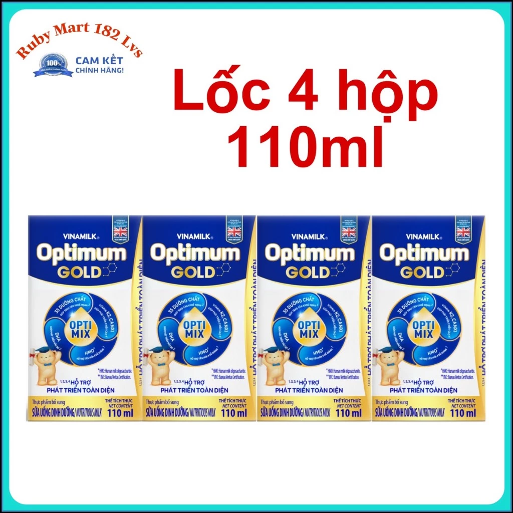 Lốc 4 Hộp Sữa Pha Sẵn Optimum Gold 110ml Sieuthitoanngoc NgoctoanMart