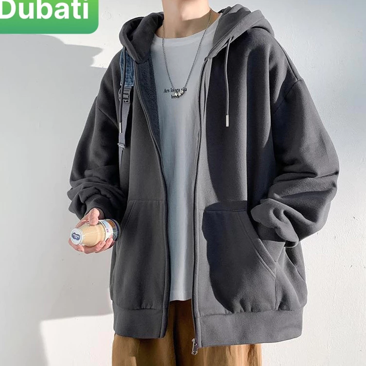 ÁO KHOÁC HOODIE TRƠN DÂY KÉO SÀNH ĐIỆU - ÁO CHỐNG NẮNG PHONG CÁCH UNISEX HOT TREND 2023 - DUBATI FASHION