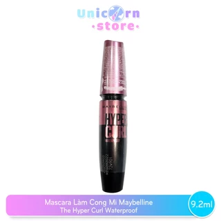 Mascara Chống Nước Làm Dài Mi Và Cong Mi Maybelline Hyper Curl Waterproof 9.2ml