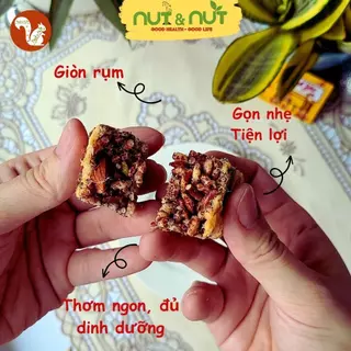 Thanh gạo lứt chà bông mix hạt ngũ cốc Nut&Nut bánh gạo lức giảm cân ăn kiêng không đường healthy eat clean dinh dưỡng